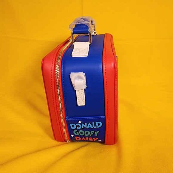 Loungefly Disney Mickey and Friends Classic Lunchbox Crossbody Bag NEW - Picture 6 of 12